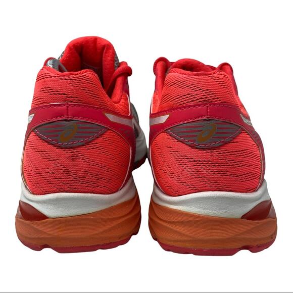 ASICS Gel-Flux 4 In Midgrey White Diva Pink Athletic Running Shoe Womens Size 9 - Picture 5 of 10